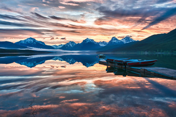 Sunrise Lake McDonald, Glacier National Park