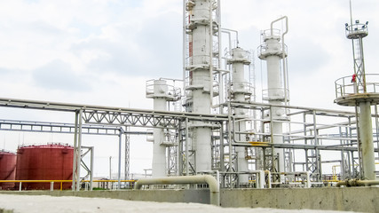 Obraz premium The oil refinery