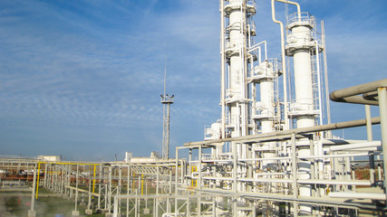 The oil refinery
