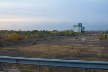 Sernovodsk village in the fall