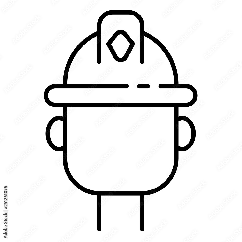 Poster architecture face icon. outline architecture face vector icon for web design isolated on white backg