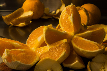 background of oranges