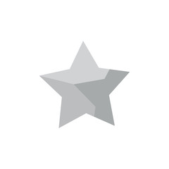 star geometric 3d simple gradient logo vector
