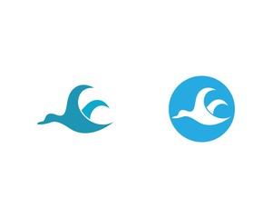 Duck logo template
