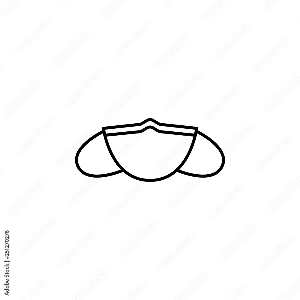 Aufkleber air pollution, mask icon. element of air pollution for mobile concept and web apps icon. thin line i