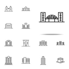 Building icon. Building icons universal set for web and mobile