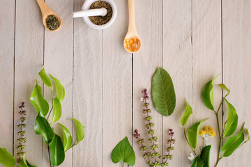herbal organic medicine product. natural herb essential from nature.