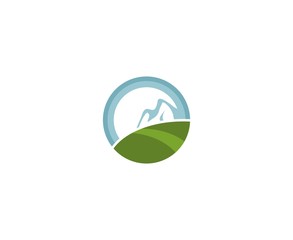 Obraz premium Mountain nature logo 