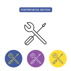 Technical Service Line Icon.