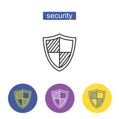 Shield protection icon.