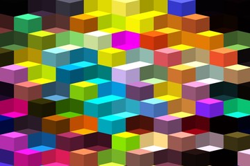 colorful isometric minimal abstract patterns and backgrounds