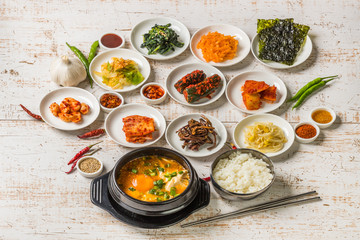 韓国料理　typical Korean gourmet