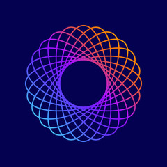 Mandala Abstract Flower Yoga Background Geometric