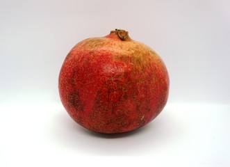 ripe pomegranate close-up.......
