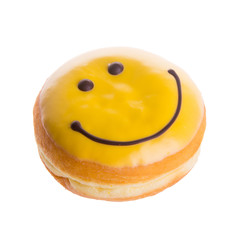 donut or donut with concept on a background.