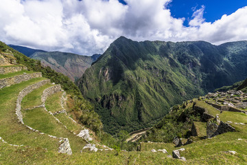 Circular terraces of Machu Picchu