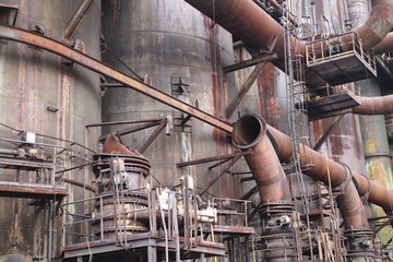 Former iron and steel Works in Vítkovice, Ostrava, Czech republic