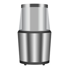Electric coffee grinder icon. Realistic illustration of electric coffee grinder vector icon for web design isolated on white background