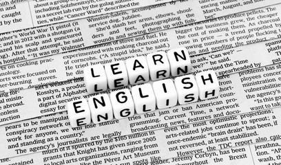 Fototapeta premium Learn english