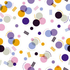 Fototapeta na wymiar Beautiful Creative seamless pattern with stripe. Abstract background. Polka dot pattern