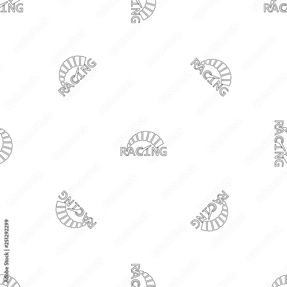 Poster speedometer pattern seamless vector repeat geometric for any web design