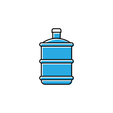Water gallon icon design template vector isolated