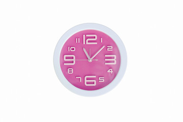 clock on isolated background