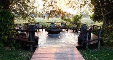 Nice terrace in Namibia