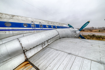 Turboprop engines of old aircraft.