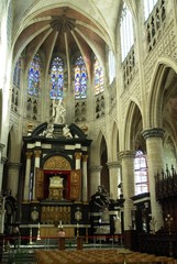 Fototapeta na wymiar Malines : Cathédrale Saint-Rombaut (Belgique)