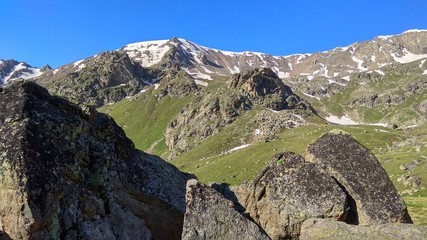 Powerful mountain landscape of Caucasus