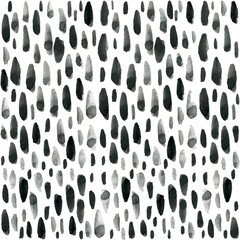 Striped watercolor seamless pattern