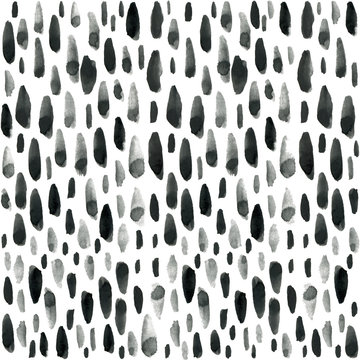 Striped watercolor seamless pattern