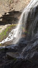 Obraz na płótnie Canvas Waterfall in the mountains