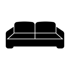 Simple sofa icon - vector