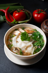 Chicken Kway Teow Soup