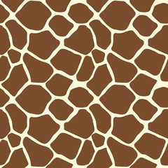 A giraffe animal print seamless pattern tile background