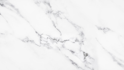 White marble texture with natural pattern for background.