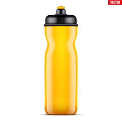 Mock-up Plastic Sport Nutrition Drink Bottle.