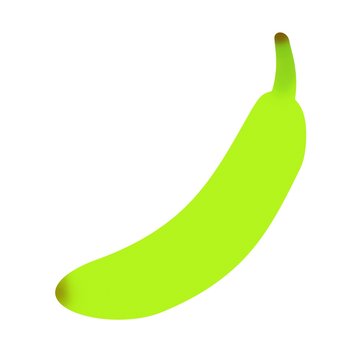 未熟なバナナ