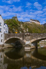 Vianden castle in Luxembourg
