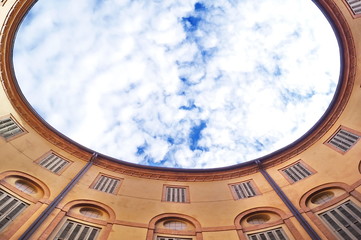 Foschini round of the municipal theater of Ferrara, Italy