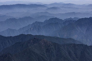 Fototapeta na wymiar layers of mountain landscape