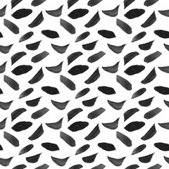 Seamless ink brushstrokes pattern