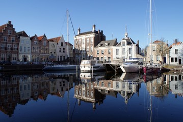 Port de plaisance de la ville hollandaise de Goes.