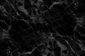 Obraz na płótnie Canvas Black grey marble texture background with high resolution, top view of natural tiles stone in luxury and seamless glitter pattern.