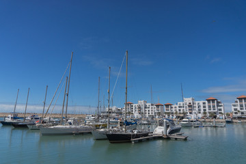 Fototapeta na wymiar Am Hafen von Agadir / Marokko