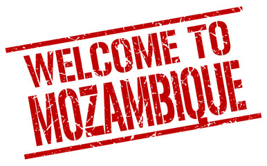 welcome to Mozambique stamp