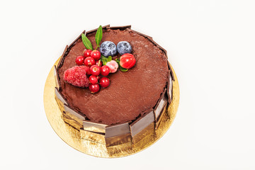 Pastry on a white background