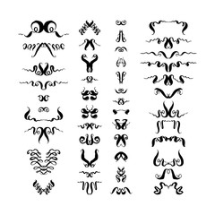 Naklejka premium set of design elements